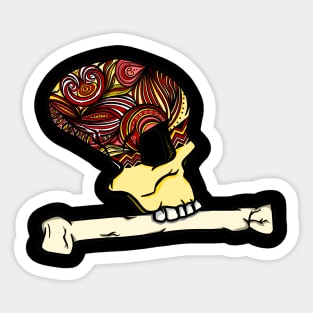 Toraya Skull Sticker